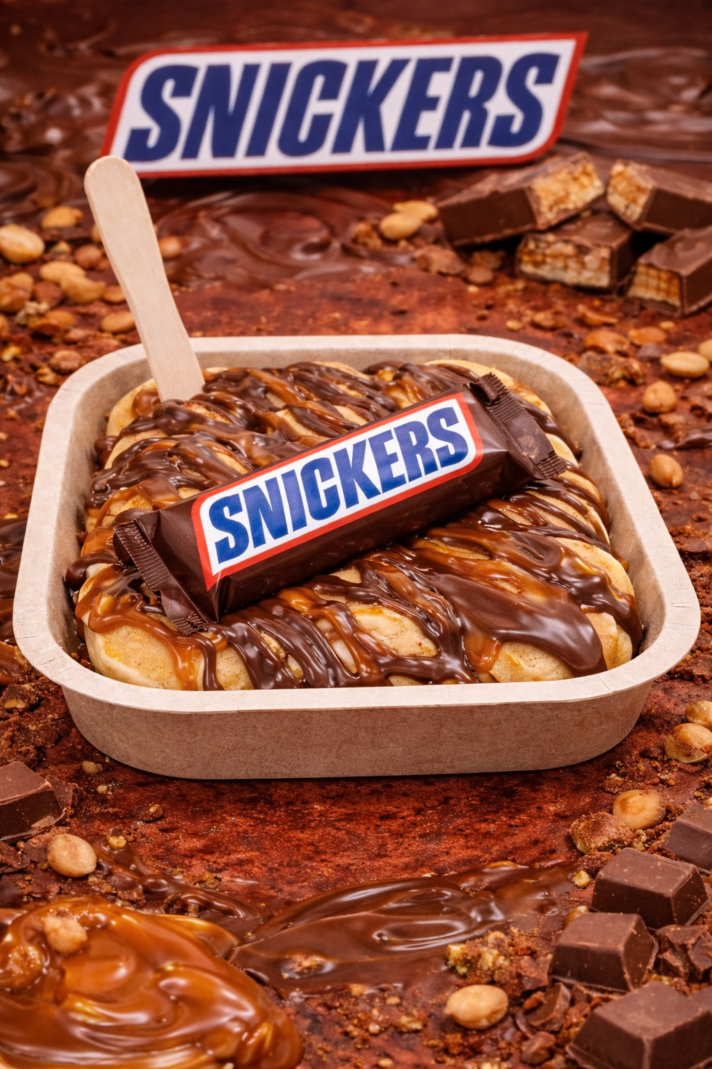 Mini Panquecas de Snickers